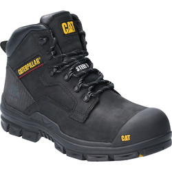 CAT Caterpillar Bearing Safety Boots Black Size 12 - 10078 - from Toolstation