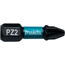 Makita Impact Rated 25mm Black Bit PZ2