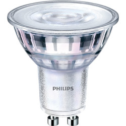 Philips / Philips LED GU10 Dimmable Glass Lamp 5W Cool White 380lm