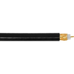 Pitacs  Pitacs TV / Satellite Cable CU/CU (CT100) Black 100m Drum - 10423 - from Toolstation