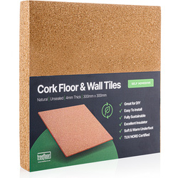 Treefloor / Self-adhesive cork tiles 300mm x 300mm