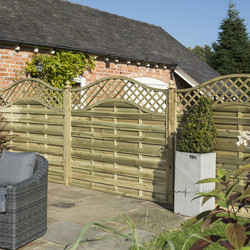 Rowlinson Grosvenor Fence Panel 6' x 6' - 180cm (h) x 180cm (w) x 4cm (d)