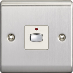 Energenie Energenie MiHome Smart Light Switch 1 Gang 13A Steel - 10964 - from Toolstation