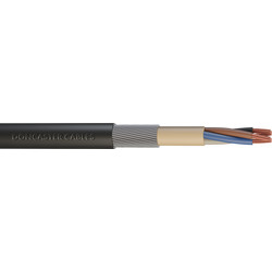 Doncaster Cables Doncaster Cables SWA Armoured Cable 2.5mm2 x 4 Core 50m Drum - 11049 - from Toolstation