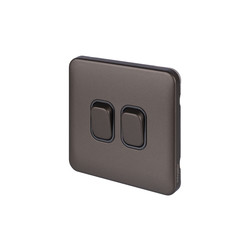 Schneider Electric Lisse Mocha Bronze Screwless 10AX Switch