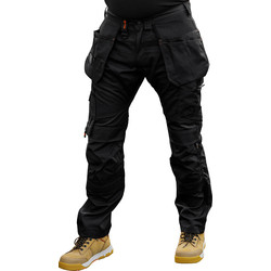 Scruffs / Scruffs Trade Holster Pocket Trousers 34" R Black