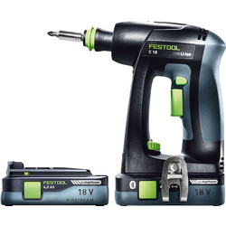 Festool 18V Li-Ion C 18 Cordless Drill Driver 2 x 4.0Ah