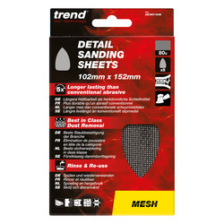 Trend Mesh Detail Sanding Sheet 102mm x 152mm