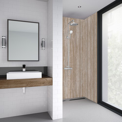 Mermaid Elite Tongue & Groove Shower Wall Panel Sovana 2420mm x 1200mm x 10mm Post Formed
