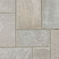 Marshalls Indian Sandstone Paving Slabs Grey Multi 570 x 285mm