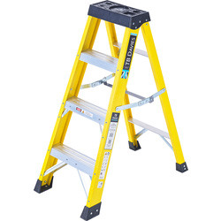 TB Davies Fibreglass Swingback Step Ladder 4 Tread SWH 1.8m