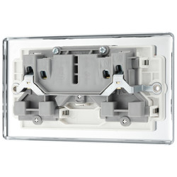 BG Polished Chrome 13A DP Switched Socket