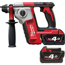 Milwaukee / Milwaukee M18BH-40 18V Li-Ion Cordless 2 Mode SDS Plus Rotary Hammer Drill 2 x 4.0Ah