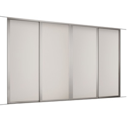 Spacepro Shaker 4 Door Sliding Wardrobe Kit Cashmere 3506 X 2260mm ...