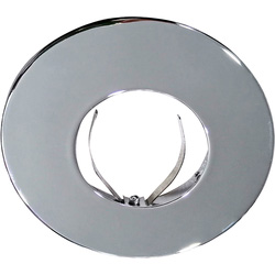 Wessex Electrical / Wessex IP20 Compact Fire Rated GU10 Downlight Polished Chrome Bezel Only