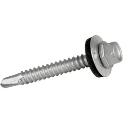 Techfast TechFast Hex/Washer Self Drilling Roof Screw 5.5 x 60mm - 12395 - from Toolstation