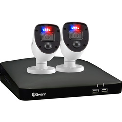 Swann Smart Security 1080p CCTV System 4 Channel - 1TB HDD DVR - 2 x PRO Enforcer Camera - 12552 - from Toolstation