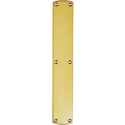 Carlisle Brass Push Plate Polished Brass - 12564 - from Toolstation
