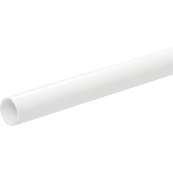 20mm Heavy Duty PVC Round Conduit 3m White - 12598 - from Toolstation