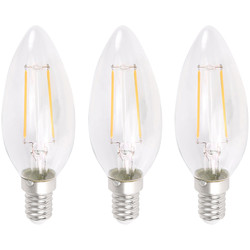 Meridian Lighting / LED Filament Candle Lamp 2W SES (E14) 230lm