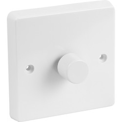 Crabtree White Dimmer Switch 1 Gang 2 Way 400W