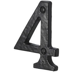 Old Hill Ironworks / Old Hill Ironworks Door Numeral Number 4
