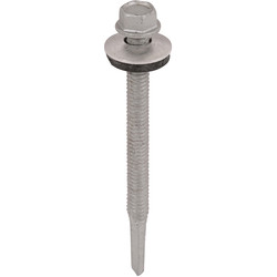 TechFast TechFast Heavy Duty Sheet To Steel Hex/Washer Roof Screw 5.5 x 120mm - 12908 - from Toolstation