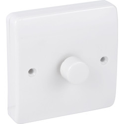 MK MK Intelligent Dimmer Switch 1 Gang 2 Way 500W - 12925 - from Toolstation