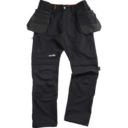 Scruffs / Scruffs Tech Holster Pocket Trousers 36"R Black