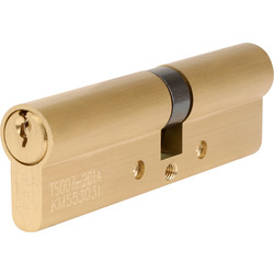 ERA ERA 1 Star 6 Pin Double Euro Cylinder 45-55mm Brass - 12944 - from Toolstation