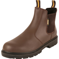 Maverick Safety Maverick Slider Safety Dealer Boots Brown Size 12 - 12968 - from Toolstation