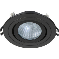 Spa Lighting Spa Adjustable Downlight GU10 35W IP65 Black - 13006 - from Toolstation