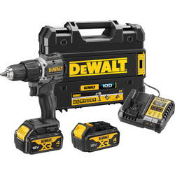 DeWalt 100 Year 18V XR Compact Brushless Combi Drill Kit 2 x 4.0Ah