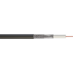 Doncaster Cables Doncaster Cables Satellite Coaxial Cable (RG6) Black 25m Drum - 13126 - from Toolstation