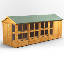 Power Apex Potting Shed Combi including 4ft Side Store 18' x 6'