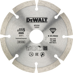 DeWalt DeWalt Diamond Blade 115mm - 13295 - from Toolstation