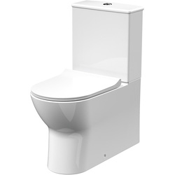 Nuie / nuie Freya Close Coupled Toilet and Slim Seat Fully Shrouded