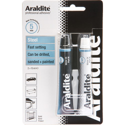 Araldite Araldite Steel Tubes Epoxy Adhesive 2 x 15ml - 13445 - from Toolstation