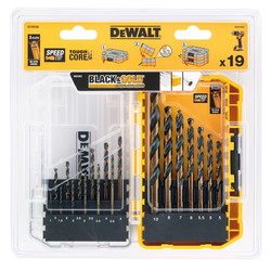 DeWalt Black & Gold HSS Drilling Set