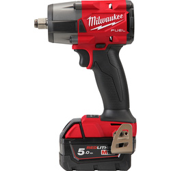 Milwaukee Milwaukee M18FMTIW2F12-502X FUEL Impact Wrench 1/2" 2 x 5.0Ah - 13727 - from Toolstation