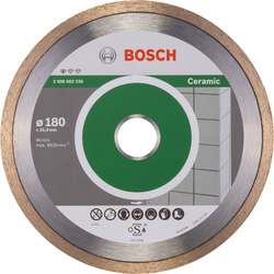 Bosch Ceramic Tile Diamond Blade 180 x 25.4mm 