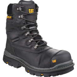 CAT / Caterpillar Premier Hi-Leg Safety Boots Black Size 9