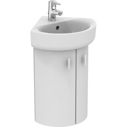 Ideal Standard Ideal Standard Senses Space Corner Basin & Unit White Gloss - 13973 - from Toolstation