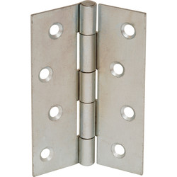 Unbranded Zinc Plated Butt Hinge 100mm - 13985 - from Toolstation