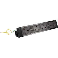 PowerData Technologies / Under Desk Power Outlet 4 x Sockets