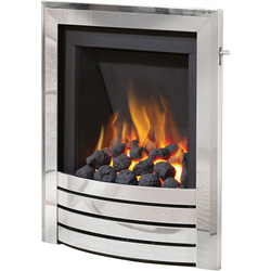 Be Modern / Be Modern Flare Slimline Slide Control Gas Fire 16" Inlet - Chrome Fascia