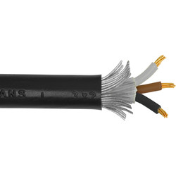 Pitacs Pitacs SWA Armoured Cable 2.5mm2 x 25m 3 Core Coil - 14209 - from Toolstation