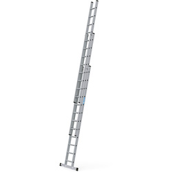 Zarges Everest Extension Ladder 3 x 12 D-Rung 3530 x 500 x 190mm