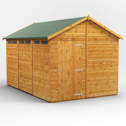 Power / Power Apex Security Shed 12' x 8'