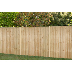 Forest Garden Pressure Treated Closeboard Fence Panel 6' x 5'